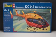 Revell #04643 EC145 Demonstrator Hubschrauber Helicopter Modellbausatz 1:72