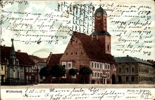 Wittstock dosse der - ak,