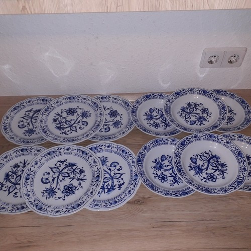 Teller zwiebelmuster kahla - teller,