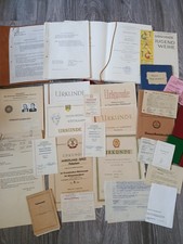 Konvolut Urkunden Zeugnisse