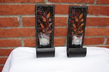 2x Mosaik Wandkerzenhalter NEU