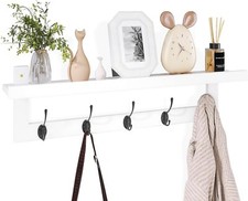 Kleiderhaken mit Regal Wandmontage