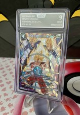 Dragon Ball AOG 9 ENG SS Son Goku, Vegeta, Trunks  BT19-011 SR Fighters Ambition