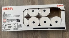 SIGMA Thermo-Kassenrollen CR02 –9 Stück (neu, OVP)