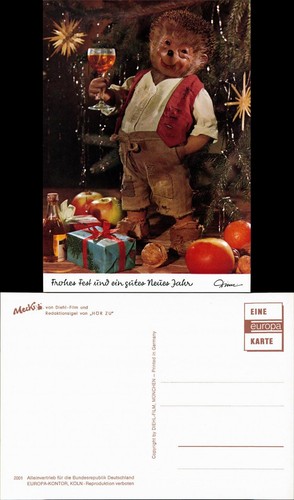 Ansichtskarte mecki - ansichtskarte,