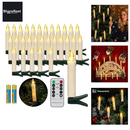 30er led christbaumkerzen - 30er,
