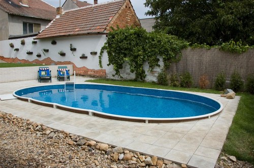 Schwimmbad oval pool - schwimmbad,
