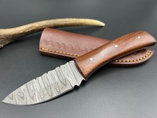 Jagdmesser Damastmesser Taschenmesser HANDARBEIT Damast Skinner Damaststahl #9