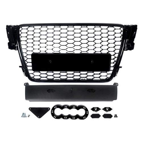 Glänzschwarz kühlergrill - glänzschwarz,