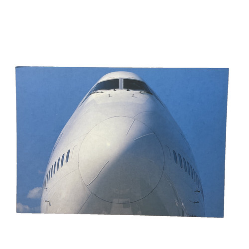 Postkarte flugzeug airline - postkarte,
