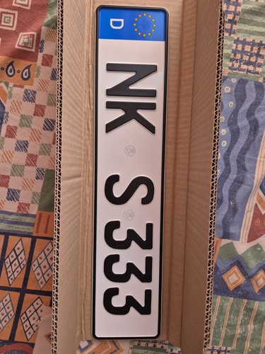 Neue kennzeichen - neue,
