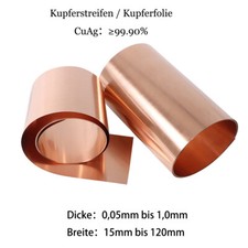 Kupferband Dicke 0.05mm-1.0mm