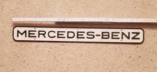 Blechschild Mercedes Benz ca. 56x6,5 cm.