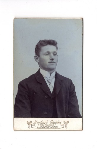 Cdv foto herrenportrait bad - cdv,