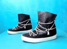 boots IKKII cuir noir pointure