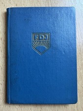 DDR - Ausweis - Urkunde - FDJ