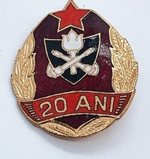 Anstecknadel 20 Ani gekreuzte