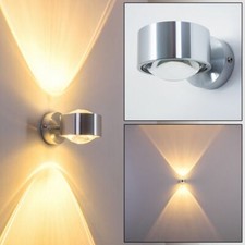 Design Wandleuchte Wandlampe Flurlampe Wandstrahler Leuchte Glas Wohnzimmer Flur