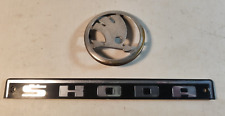 Original Oldtimer Emblem Schriftzug Logo Skoda 100 100L 110L 110R Front Heck