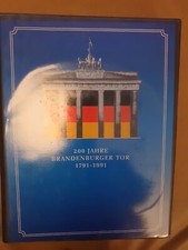 Münzen Sammlung / 200 Jahre Brandenburger Tor 16 Münzen  Vergoldet 