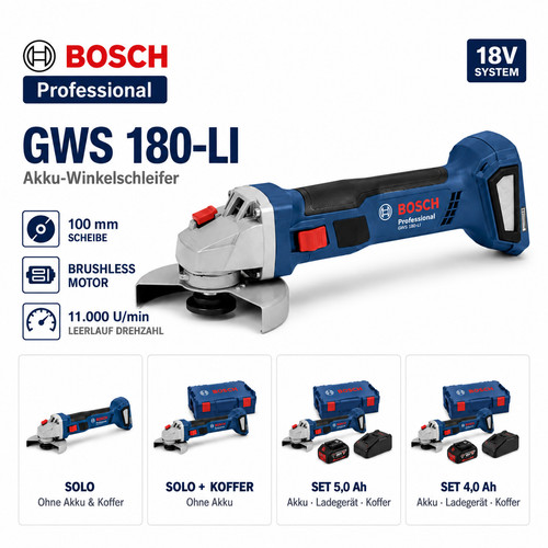 Bosch professional gws 180 - bosch,