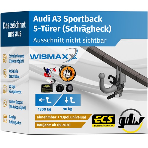 Anhängerkupplung für audi - für,