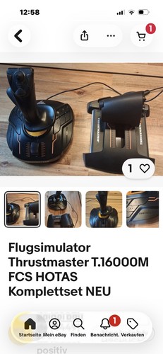Flugsimulator hotas t1600 - hotas,