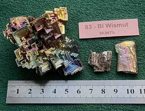 184g wismut kristall - wismut,
