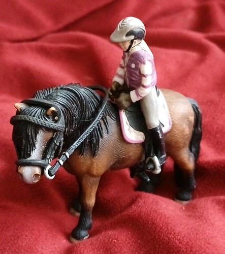 Schleich pony mädchen - schleich,