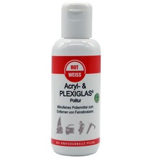 Rotweiss Acryl- & Plexiglas Politur 150ml Scheibenpolitur Scheinwerfer Caravan