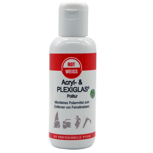 Rotweiss acryl plexiglas - rotweiss, acryl-