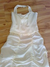 NEUES Corsagen Brautkleid   2-teilig gr.40 creme 1-B-22