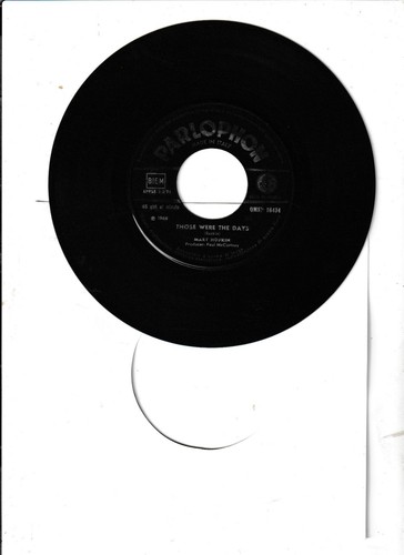 Mary hopkin those were - were, the