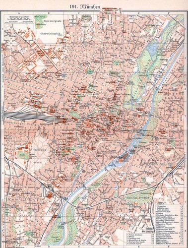 Stadtplan münchen maßstab - münchen,,