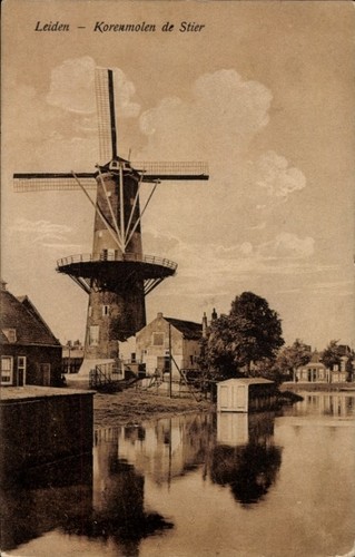 Leiden zuid holland - ak,