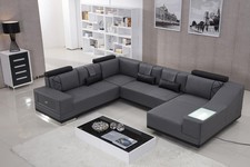 Ecksofa Ledersofa Big XXL U