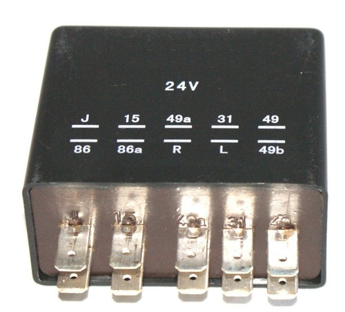 Warnblinkgeber 24v - 24v, (10-polig)