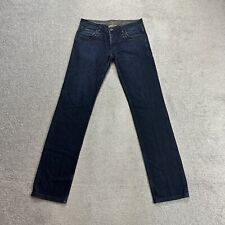 DOLCE&GABBANA Herren Jeans Hose W33 L34 Low Slim Fit Straight 25407 Blau Denim