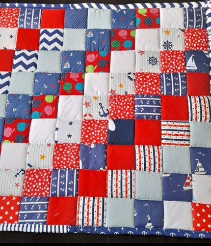 Patchwork decke groß - decke, 1m×1m