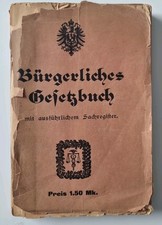 Bürgerliches Gesetzbuch - Mit dem Einführungsgesetz 1900er
