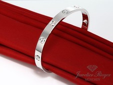 Cartier Armreif Love Weissgold