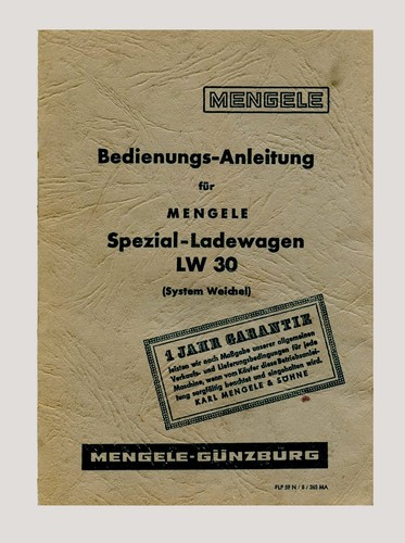 Mengele ladewagen 30 - ladewagen, lw