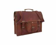 NEU DISTRESSED ECHT LEDER UMHÄNGETASCHE SADDLE BAG SHABBY CHIC VINTAGE HAND BAG'