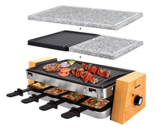 Raclette mit 4 Platten Grill