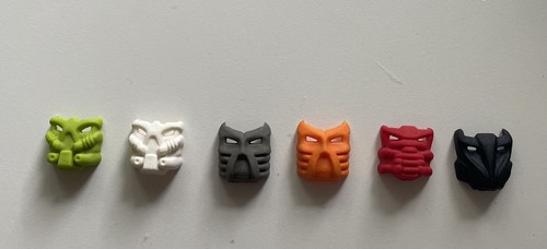 Lego bionicle kanohi masken - masken, 6x
