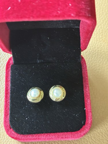 Ohrringe gold 333 - ohrringe, perle