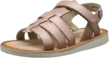 Aster Mädchen Sandalen Sommerschuhe FLOREA Peep-Toe, Beige, 32 EUR