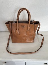PRADA Damen Leder Tasche Braun