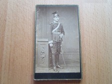 CdV  Foto Ulanen Soldat in