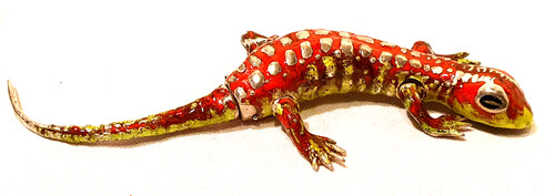 Xxl brosche eidechse - brosche, gecko